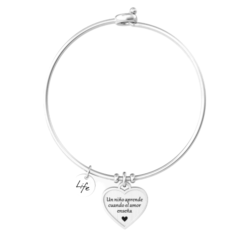 PULSERA KIDULT CORAZÓN I EL AMOR ENSEÑA - ES732142