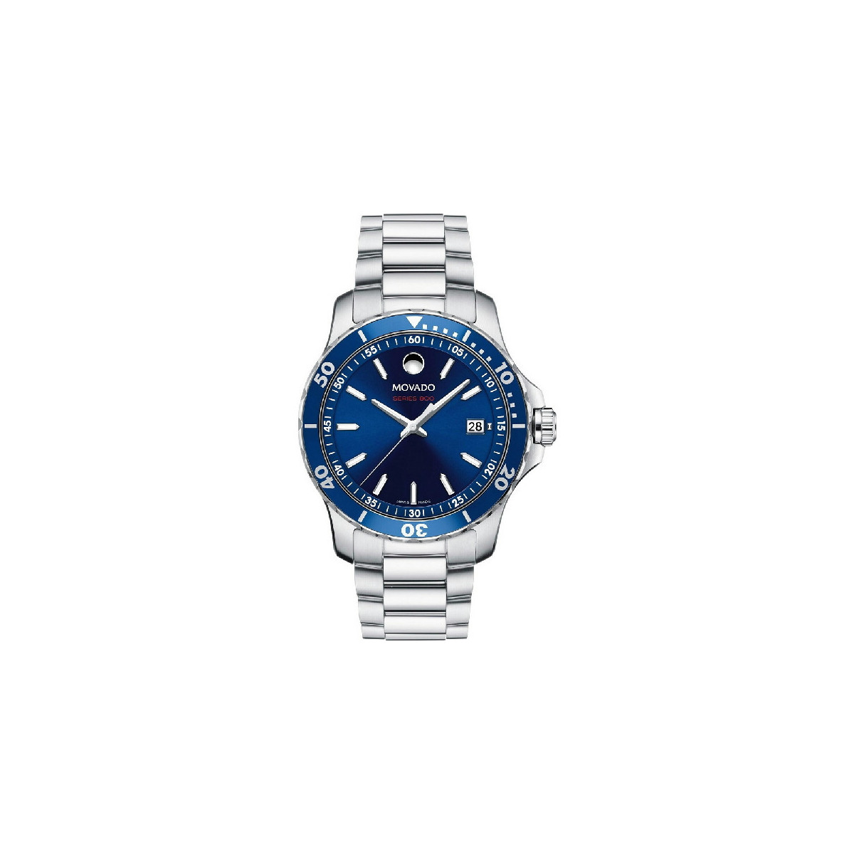 RELOJ MOVADO SERIES 800 AC 40MM ESF AZUL - 2600137