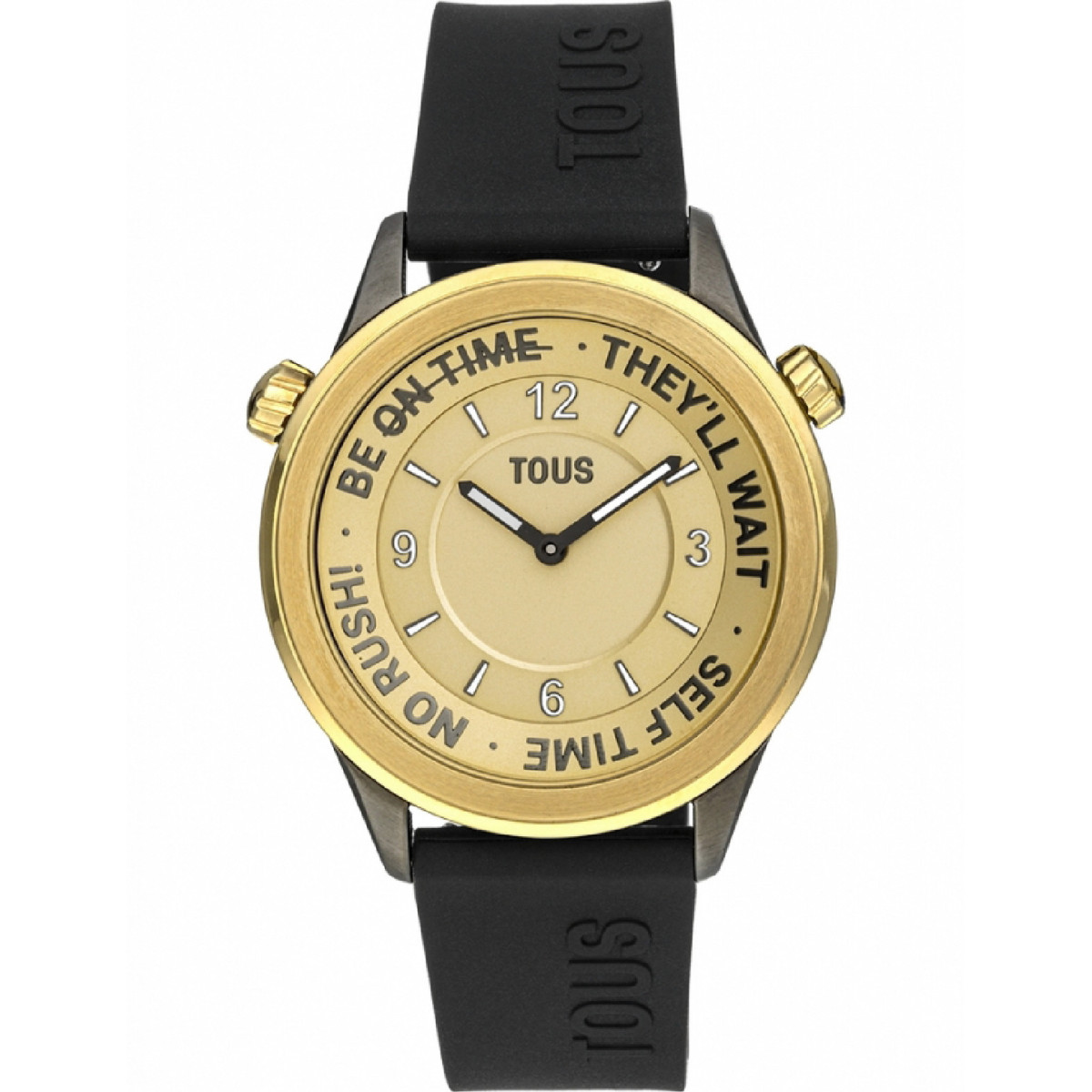 RELOJ TOUS NOW IPG ESF GOLD SILICONA  - 3000133300