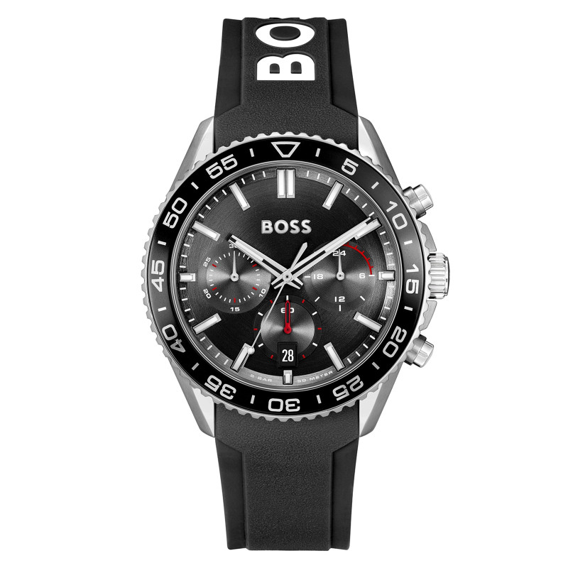 RELOJ B SILICONA NEGRA CRONOS RUNNER  - 1514141