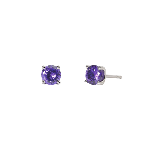 PENDIENTES MABINA PLATA MORADO - 563741