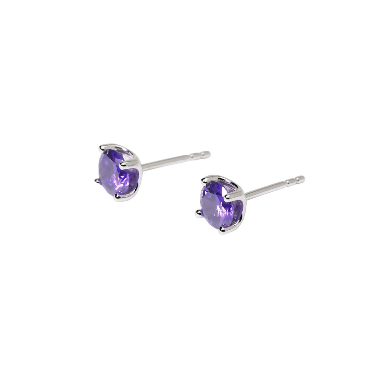 PENDIENTES MABINA PLATA MORADO - 563741