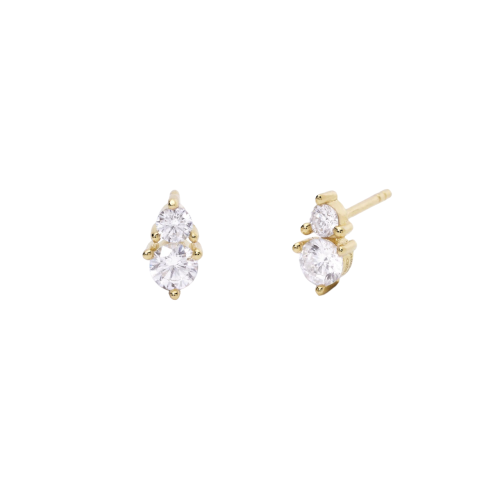 PENDIENTES MABINA PLATA CIRCONITAS - 563546